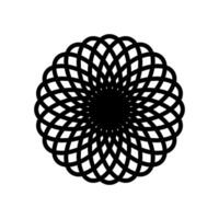 Circle Shape Ornamental, Artistic and Memorable, can use for Logo Gram, Art Decoration, Ornate, Background, or Graphic Design Element. Vector Illustration