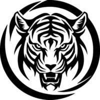 tigre, minimalista y sencillo silueta - vector ilustración