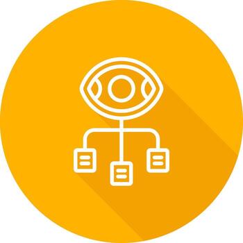 icono de vector de visualización de datos