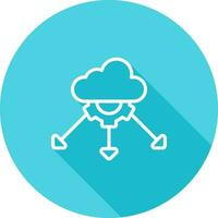 Network Load Balancing Vector Icon