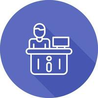 Information Desk Vector Icon