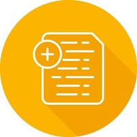 Document Insert Icon Vector Icon