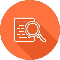 Document Search Vector Icon