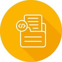 Document Insert Code Vector Icon