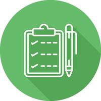 Notepad with pen Vector Icon