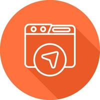 Website Navigation Vector Icon