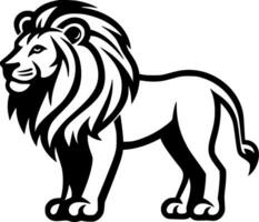 Lion - Minimalist and Flat Logo - Vector illustration