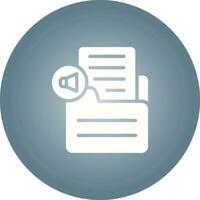 Document Insert Audio Vector Icon
