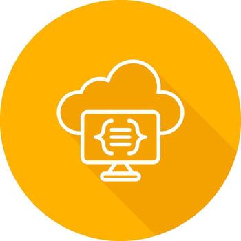 Serverless Computing Vector Icon