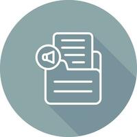 Document Insert Audio Vector Icon