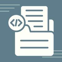 Document Insert Code Vector Icon