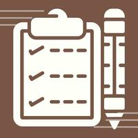 Writing pad Vector Icon