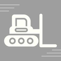 Bulldozer Vector Icon