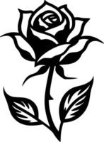 Rose - High Quality Vector Logo - Vector illustration ideal for T-shirt graphic