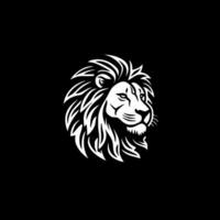 león - minimalista y plano logo - vector ilustración