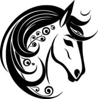 Horse - High Quality Vector Logo - Vector illustration ideal for T-shirt graphic