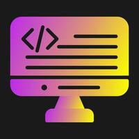 icono de vector de lenguaje de programación