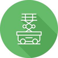 Scissor Lift Vector Icon