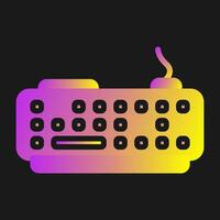 icono de vector de teclado