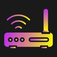 Wi-Fi Router Vector Icon