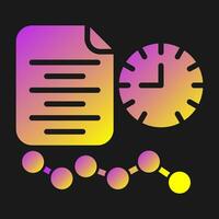 Time Series Analysis Vector Icon