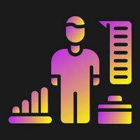 HR Analytics Vector Icon