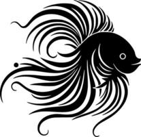 Fish, Minimalist and Simple Silhouette - Vector illustration