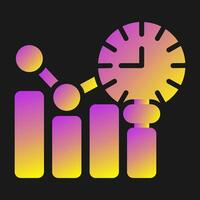 Sales Forecasting Vector Icon