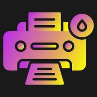 Inkjet Printer Vector Icon