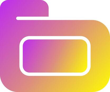 icono de vector de carpeta