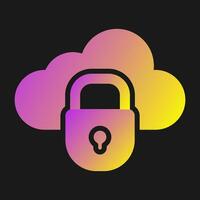 Private Cloud Vector Icon