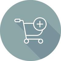 Shoping Cart Add Vector Icon