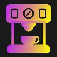Coffee Maker with Wi-Fi Vector Icon