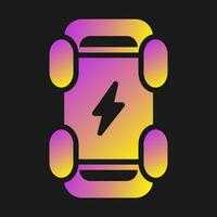 Electric Skateboard Vector Icon