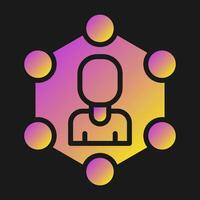 Network Segmentation Vector Icon
