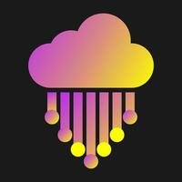 Cloud Integration Vector Icon
