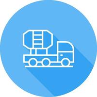 Mixer Truck Vector Icon