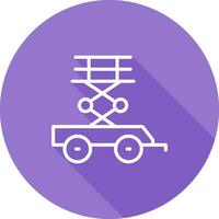 Scissor Lift Vector Icon