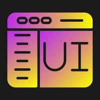 User Interface Vector Icon