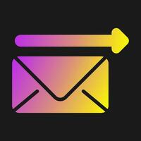 Envelope with arrow Vector Icon