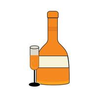 Illustration of Bottle Vector Design Template