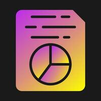 Document Insert Diagram Vector Icon