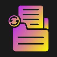 Document Sync Vector Icon