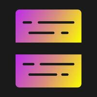 Document Split Vector Icon