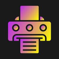 Document Print Vector Icon
