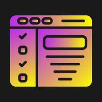 Design Brief Vector Icon