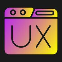 User Experience Vector Icon