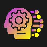 Machine Learning Vector Icon