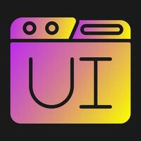 User Interface Vector Icon