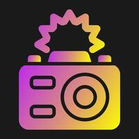 Camera Flash Vector Icon